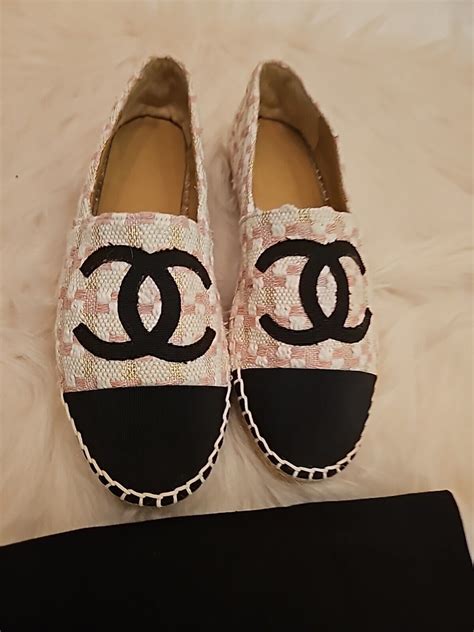 chanel tweed pink blush|chanel pink tweed espadrilles.